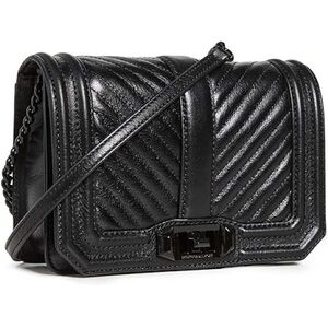 Rebecca Minkoff Chevron Quilted Love Crossbody Bag